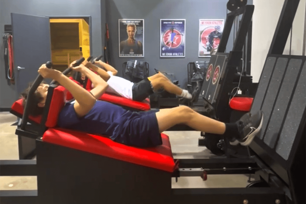 teen athletes demonstrating their skills at the 2026 athletic republic san diego combine