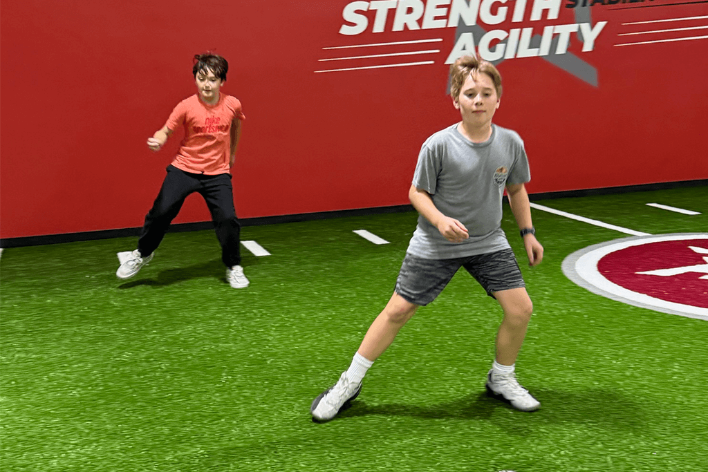 youth athletes demonstrating their skills at the 2026 athletic republic san diego combine